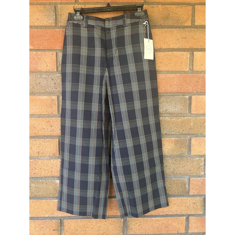 Nordstrom 1901 Plaid Capri Pants Wide Leg NEW | 25" Inseam‎ | Women's Size 4